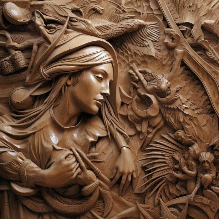 نموذج ثلاثي الأبعاد لآلة CNC 3D Art 